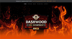Desktop Screenshot of dashwoodvfd.com